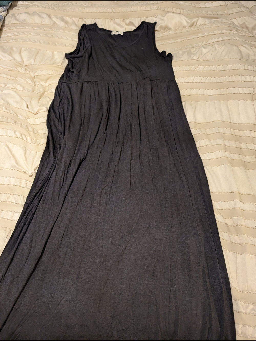 Maurices Black Sleeveless Maxi Dress